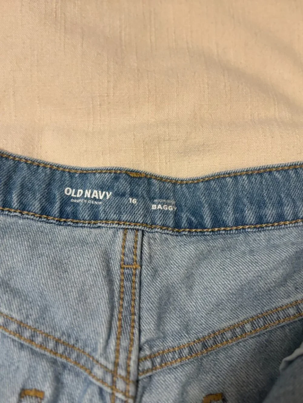 Old Navy High Rise Baggy Denim shorts - 16